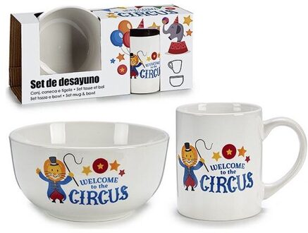 Kinderen Diner Set Porselein (26X7X13,8 Cm) 2 Stuks