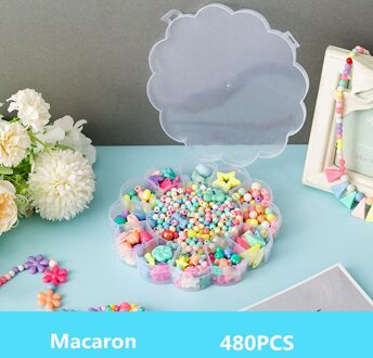 Kinderen Educatief Diy Handgemaakte Kralen Speelgoed Met Accessoires En Zon Bloem Opbergdoos Set Meisje Handgemaakte Interactieve Speelgoed 1