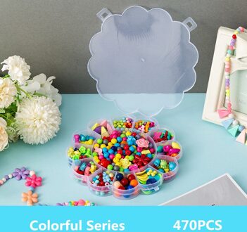 Kinderen Educatief Diy Handgemaakte Kralen Speelgoed Met Accessoires En Zon Bloem Opbergdoos Set Meisje Handgemaakte Interactieve Speelgoed 5