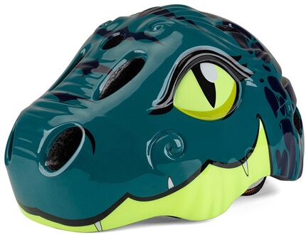 Kinderen Fietshelmen Hoge Dichtheid Cartoon Dinosaurus Schaatsen Balans Auto Beschermende Hoed Voor Meisjes Jongens Blauw