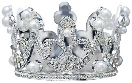 Kinderen Gold Sliver Hoofddeksels Meisjes Jurk Prinses Haaraccessoires Bakken Cake Kroon Hoofdtooi Kinderen Hoofdband Voor Kids Zilver