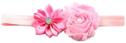 Kinderen Haar Accessoires Met Diamanten Multi-Schuine Bloemen Shabby Bloemen Baby Haar Band Elastische Haarband Leuke Haarband 05