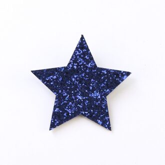 Kinderen Haar Clip Voor Kinderen Glanzende Ster Metalen Haar Styling Accessoires Kleur Baby Ster Hart Stijl Haarspelden Haarspelden Meisjes Blauw