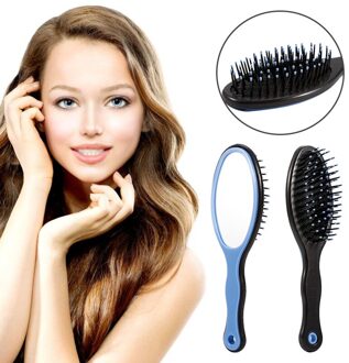 Kinderen Haar Kam Borstel Haar Styling Tools Anti Tangle Anti-Statische Head Massager Haarborstel Pocket Kam Met Spiegel Haar zorg