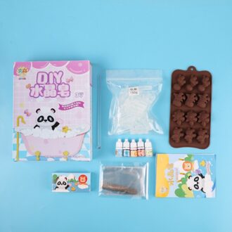 Kinderen Handgemaakte Zeep Diy Handgemaakte Materiaal Tas Set Crystal Zeep Creatieve Zeep Maken Levert Diy Melt In Giet zeep dinosaurus