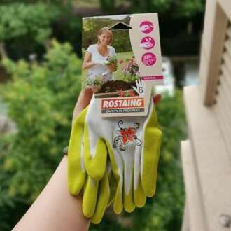 Kinderen Handschoenen Waterdicht Anti-Snijden Handschoenen Tuinieren Arbeid Wieden En Naalddichte Latex Een Paar handen Bescherming geel 10-13