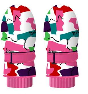 Kinderen Handschoenen Winter Warm Leuke Patroon Kinderen Ski Snowboard Sport Handschoenen Wanten Waterdicht Winddicht Skiën Handschoenen veelkleurig