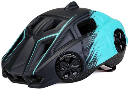 Kinderen Helm Anti-Seismische Zonnebrandcrème Outdoor Sport Fiets Geïntegreerd Met Licht Rijden Helm lucht blauw