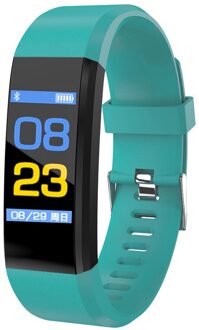 Kinderen Horloge Fitness Kleur Screen Smart Sport Armband Activiteit Running Tracker Hartslag Voor Mannen Vrouwen Horloge Kids groen