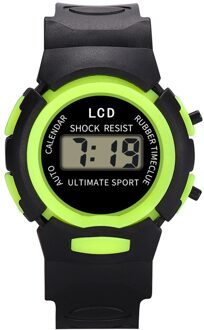 Kinderen Horloge Led Sport Flash Digitale Waterdichte Klok Voor Jongens Meisjes Multifunctionele Elektronische Polshorloge Kids Horloges B
