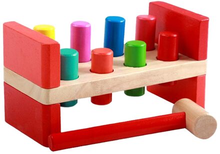 Kinderen Houten Hameren Bench Stampende Play Set Peuter Creatieve Spel