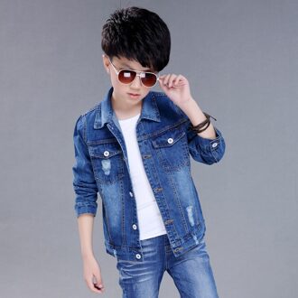 Kinderen Jas Denim Jongens Jean Jassen Kids Kleding Baby Jas Toevallige Bovenkleding Herfst Jongen Lange Mouwen Denim Kleding 7T