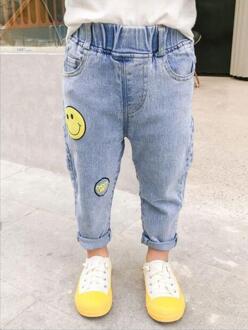 Kinderen Jeans Jongens Jeans Mode Denim Broek Voor Kinderen Lente Herfst Broek Kids Baby Jongens Jeans Peuter Casual Broek 90-130Cm 5T-height 120cm