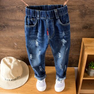 Kinderen Jongens Trainingspak Kids Casual Gat Tuinbroek Jeans Sport Broek Voor Baby Boy Kinderen Denim Broek dragen 5T
