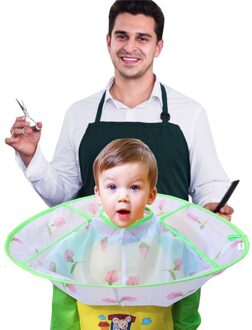 Kinderen Kapsel Schort Diy Kids Haar Knippen Cape Gown Salon Kapper Kapper Schort Kapsel Tool Waterdichte Cape Cover 22