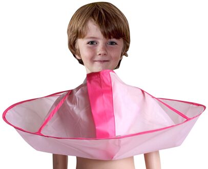 Kinderen Kids Haar Knippen Cape Gown Salon Kapper Kapper Schort Mantel Kleding voor Salon Hair Styling Accessoire Jongens # p4 Roze