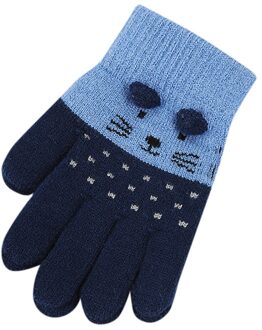 Kinderen Kids Jongens Meisjes Handschoenen Winter Leuke Cartoon Dier Warme Gebreide Handschoenen Kids Peuter Verdikking Warm Houden Meia Infantil