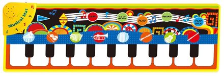 Kinderen Kids Piano Mat Baby Elektronische Muziek Piano Speelmat Multifunctionele 8 Instrumenten Modus Muzikale Tapijten Educatief Speelgoed