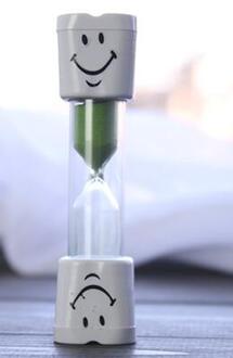 Kinderen Kids Tandenborstel Timer Zandloper Zand Klok Ei Timer 3 Minuten Timer Voor Thee/Cafe groen