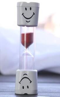 Kinderen Kids Tandenborstel Timer Zandloper Zand Klok Ei Timer 3 Minuten Timer Voor Thee/Cafe rood