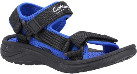 Kinderen/Kinderen Bodiam Gerecycleerde Sandalen (Zwart/Navy) - EU 45.5 / UK 10.5