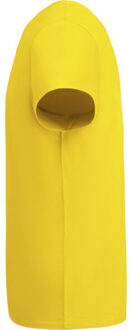 Kinderen/kinderen breda t-shirt - maat 146/152 Geel