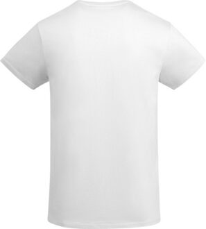 Kinderen/kinderen breda t-shirt Wit - 116