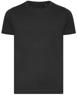 Kinderen/kinderen cascades effen biologisch t-shirt Grijs - 104