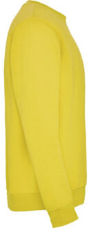 Kinderen/kinderen clasica sweatshirt met ronde hals - maat 140 Geel