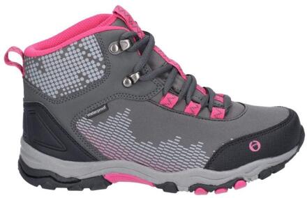 Kinderen/Kinderen Ducklington Lace Up Wandelschoenen (GRIJS/PINK) - EU 44.5 / UK 10