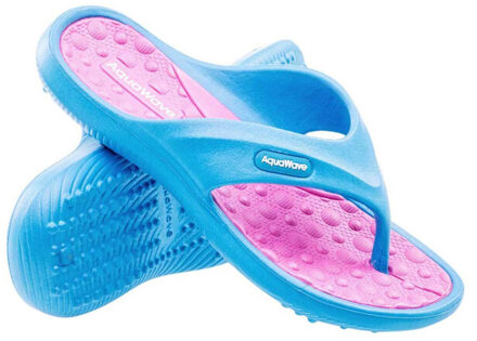 Kinderen/kinderen ilama teenslippers - maat 28 Blauw