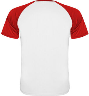 Kinderen/kinderen indianapolis sport t-shirt met korte mouwen Wit - 152