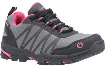 Kinderen/Kinderen Kleine Dean Lace Up Wandelende Waterdichte Trainer (Roze/Grijs) - maat EU 48.5 / UK 13