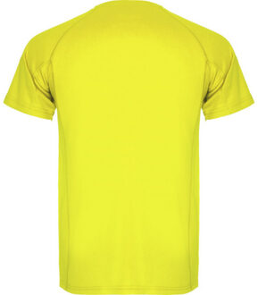 Kinderen/kinderen montecarlo sport t-shirt - maat 128 Geel