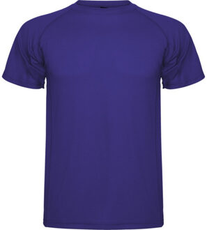 Kinderen/kinderen montecarlo sport t-shirt Paars - 104