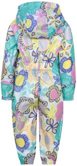 Kinderen/Kinderen Puddle Gedrukt Waterdicht Regenpak (Lichtgroen) Licht Groen