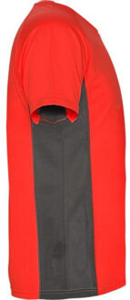 Kinderen/kinderen shanghai sport t-shirt met korte mouwen Rood - 128