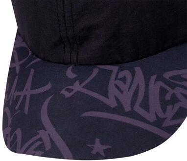 Kinderen/kinderen sunto graffiti baseball cap Zwart - One size