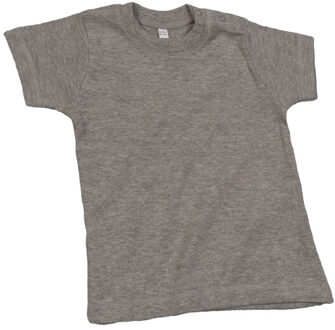 Kinderen/kinderen t-shirt Grijs - 80