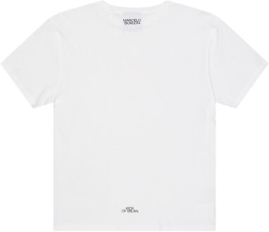 Kinderen/Kinderen Vederhalsband T-shirt (Wit)