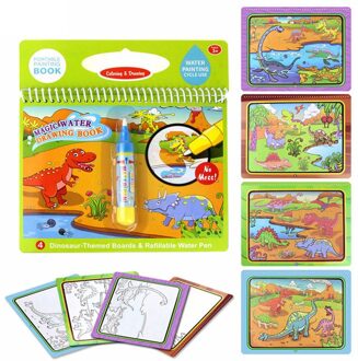 Kinderen Kindje Water Schilderij Kan Worden Gebruikt Herhaaldelijk Graffiti Deze Magische Graffiti Kleurrijke Water Fotoalbum Zak dinosaurus