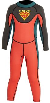 Kinderen Lange Mouwen Wetsuit Voor Duiken Kajak Onderwatervissers