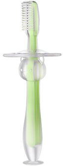 Kinderen Leuke Cartoon Tandenborstel Bamboe Houtskool Korte Handvat Kinderen Tandenborstel Baby Tand Care Training Tandenborstel groen