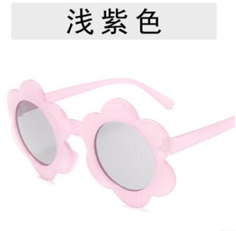 Kinderen Leuke Zonnebril Anti-Uv Zonnebloem-Vormige Zonnebril Outdoor Strand Paars