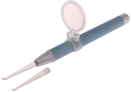 Kinderen Lichtgevende Ear Wax Cleaner Draagbare Zaklamp Oor-Pick Oorsmeer Remover Vergroting 3 Keer blauw