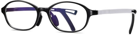 Kinderen Meekleurende Lens Bril Kids Meisjes Jongens Blauw Licht Blokkeren Eyewear Tr-90 Ovaal Geen Graden Platte Transparante Eye Glazen Photochromic C1