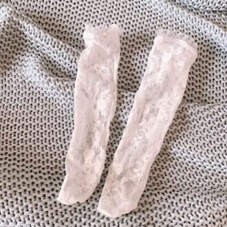 Kinderen Meisje Kant Sokken Knie Hoge Spot Koreaanse Stijl Baby Sok Prinses Kant Prinses Vrouwelijke Baby Open Kant Sokken Zomer