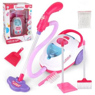 Kinderen Mini Stofzuiger Simulatie Opladen Huishoudelijk Dust Catcher Educatief Meubels Speelgoed Speelhuis Cleaning Tools Set Suit