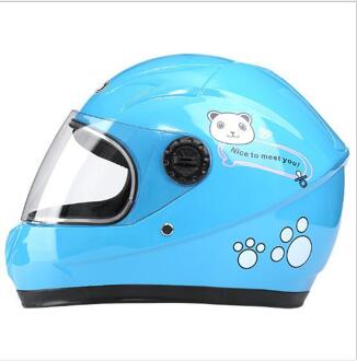 Kinderen Motocross Ful Helm Motorfiets Kids Helmen Downhill Motorbike Kids/Volwassenen Moto Veiligheid Hoofddeksel Fiets Helmen lucht blauw