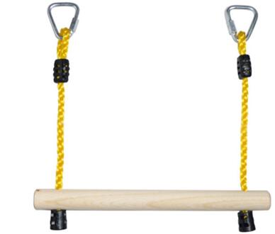 Kinderen Obstakels Ring Aap Pole Set Outdoor Fysieke Training Combinatie Speeltoestellen Draagbare Slackline Bar Kit geel